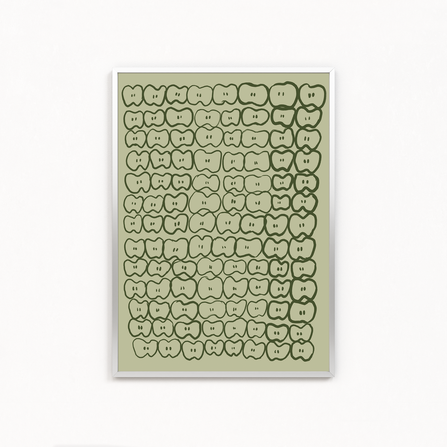 aluminum frame apples