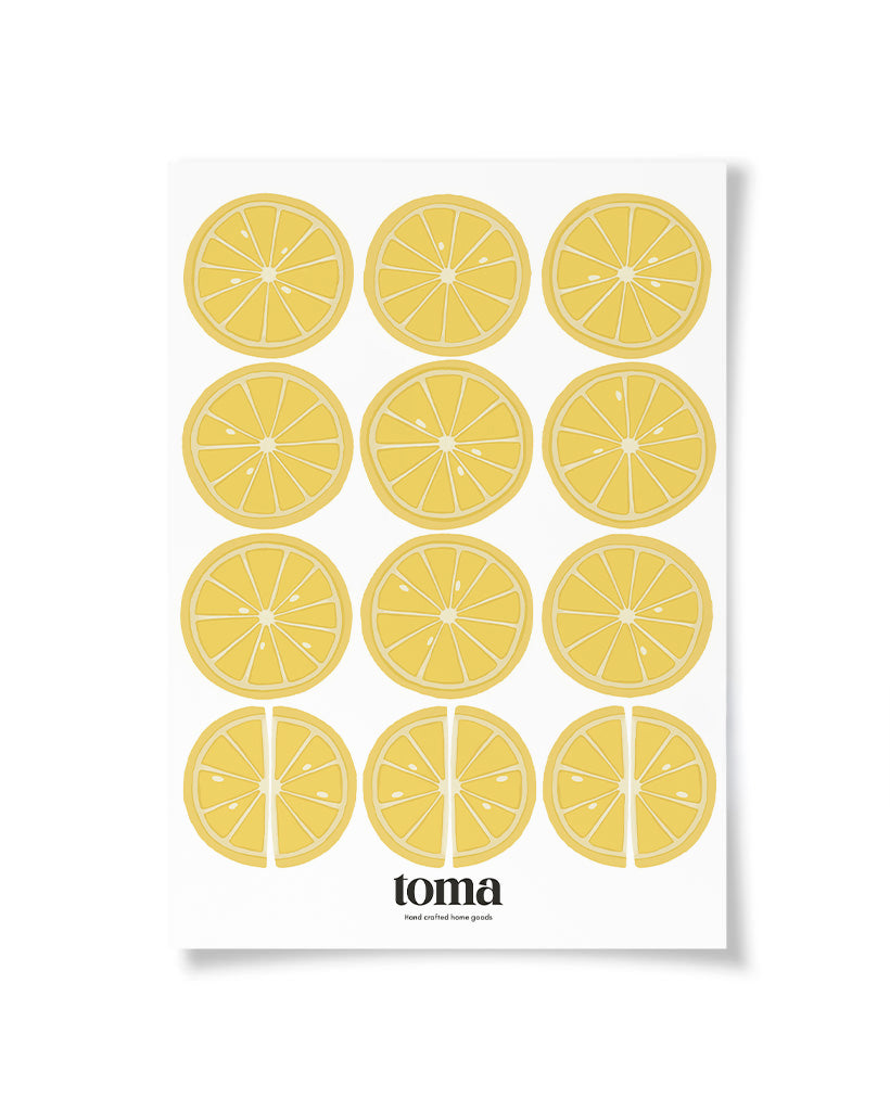 מדבקות קיר – לימונים