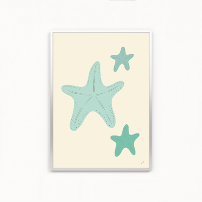 STARFISH IN BLUE