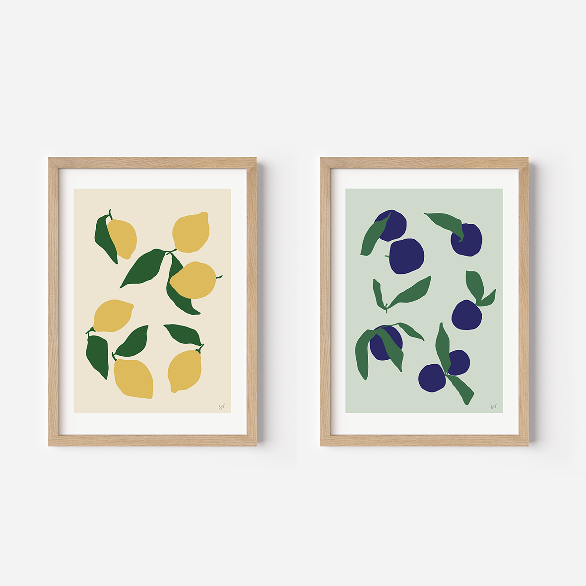 LEMONS & PLUMS COUPLE