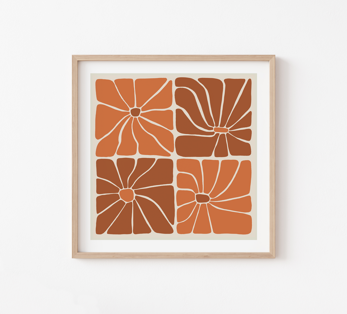 FLOWERS IN ORANGE