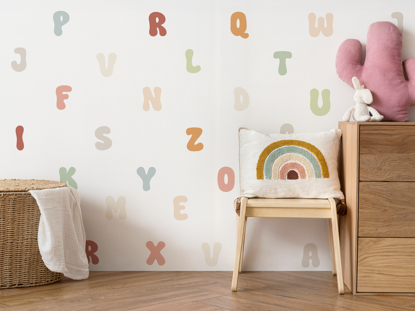 מדבקות קיר – אותיות ABC