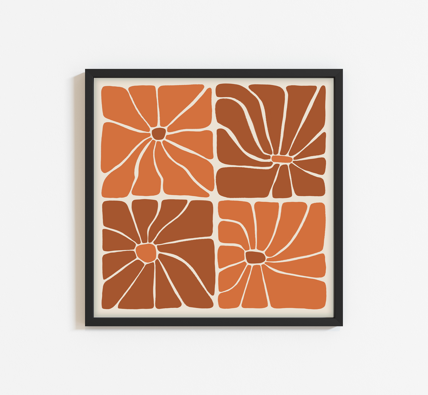 FLOWERS IN ORANGE