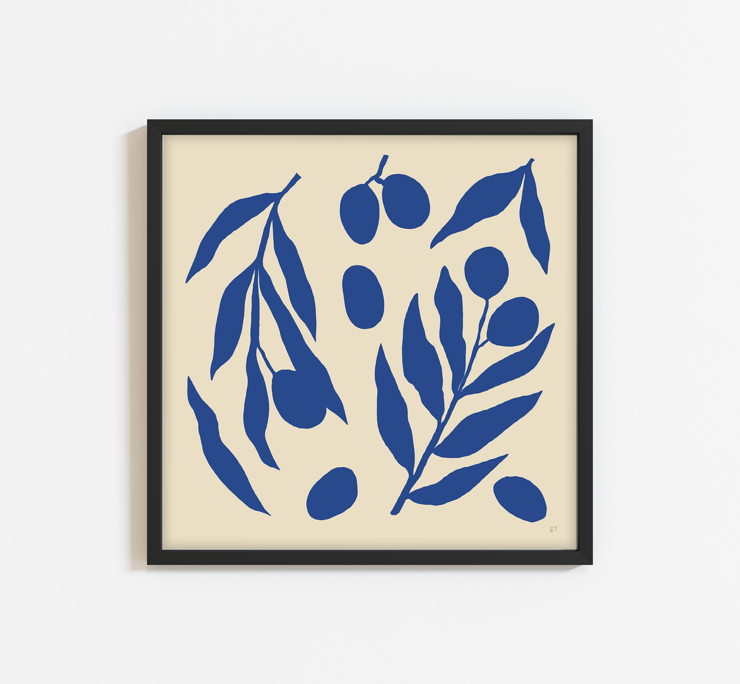 OLIVE BRANCHES IN BLUE #1
