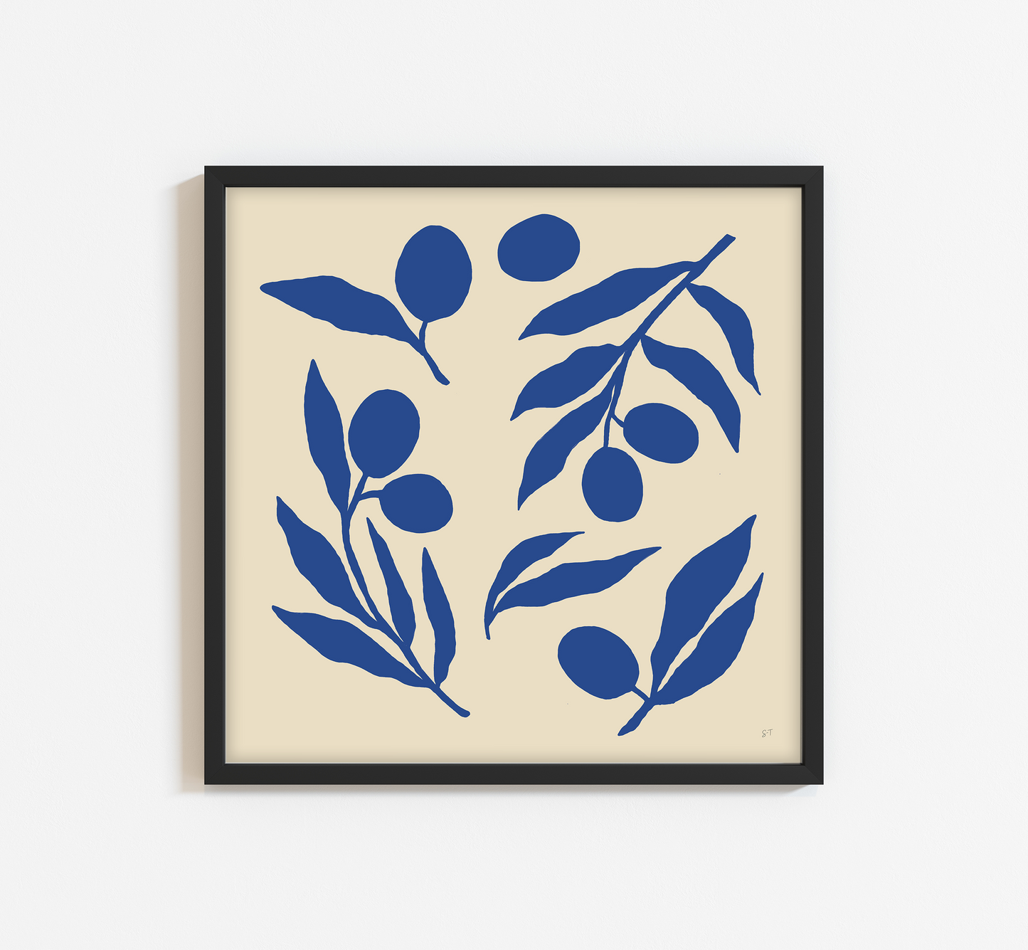 OLIVE BRANCHES IN BLUE #2