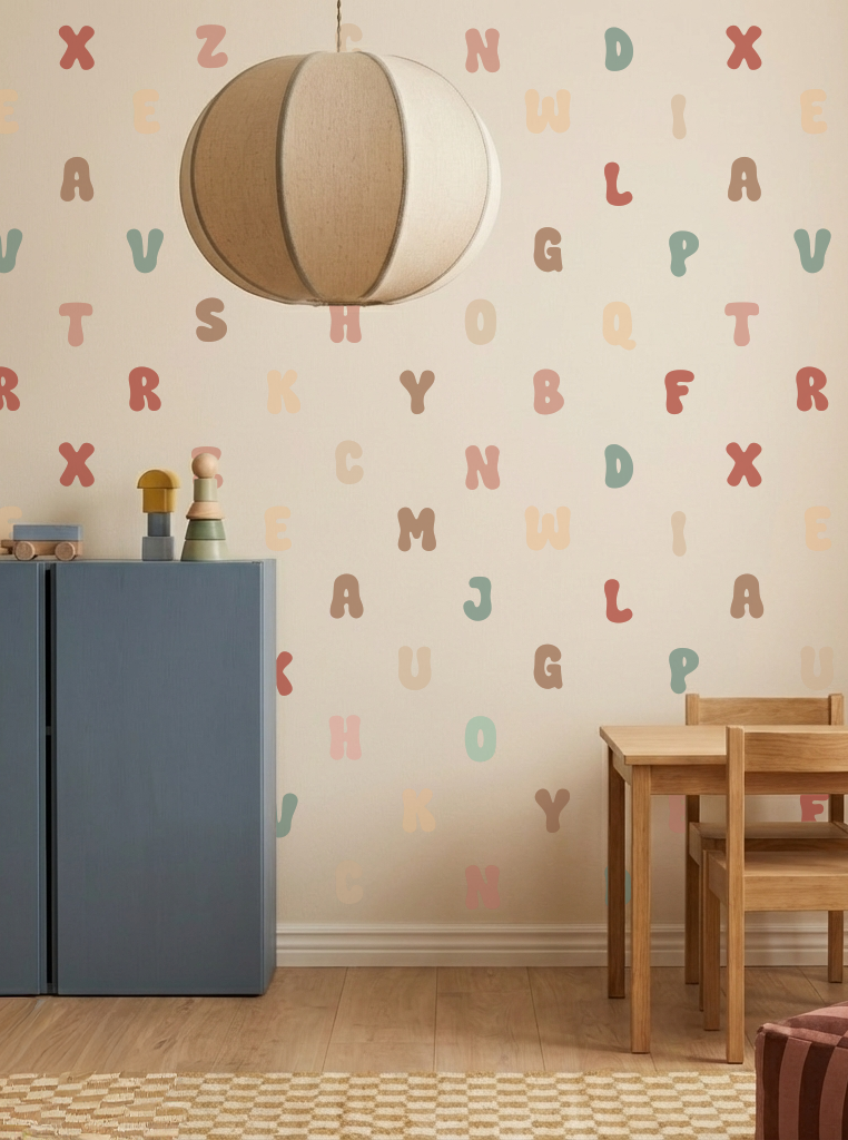 מדבקות קיר – אותיות ABC