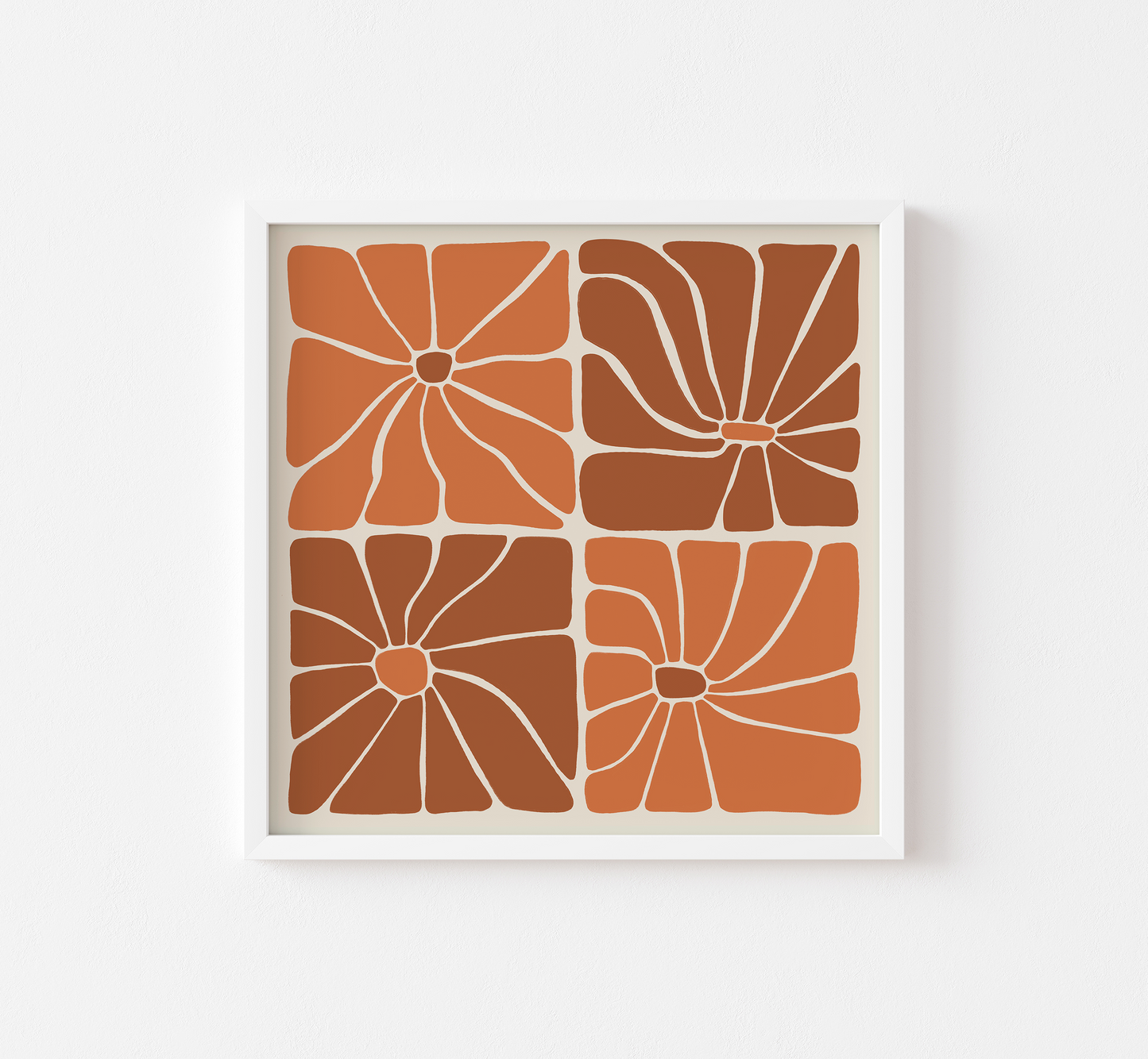 FLOWERS IN ORANGE