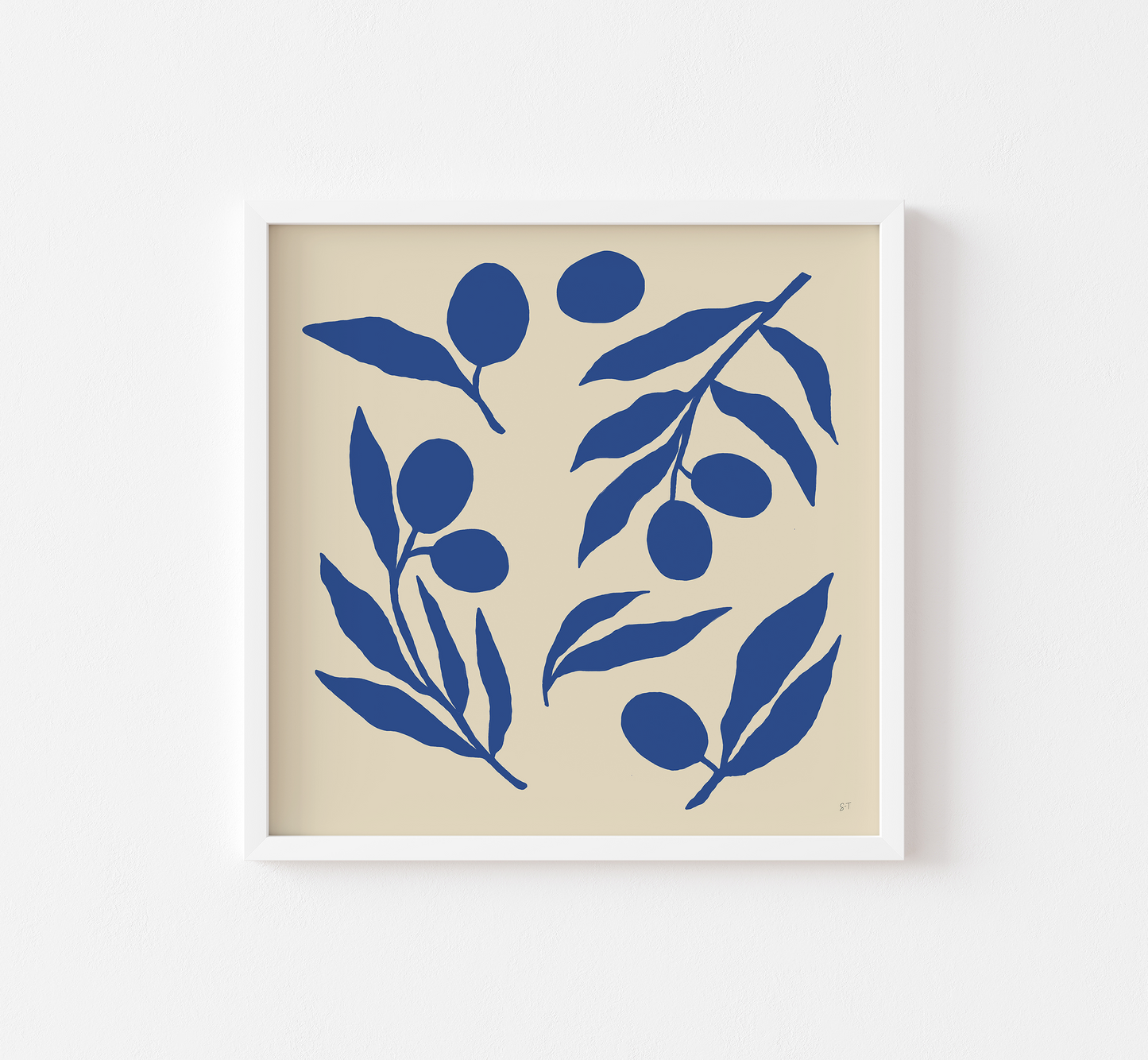 OLIVE BRANCHES IN BLUE #2