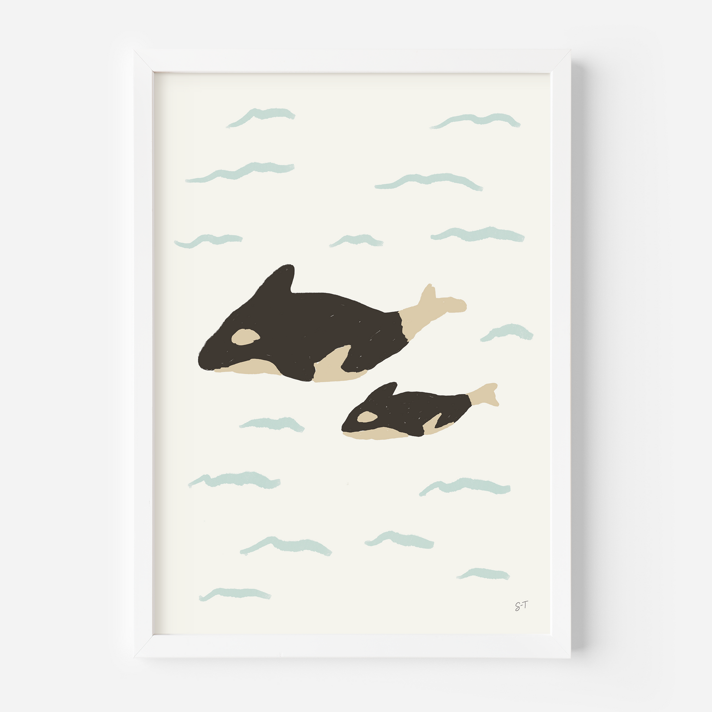 SWIMMING WHALES