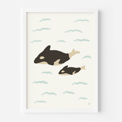 SWIMMING WHALES