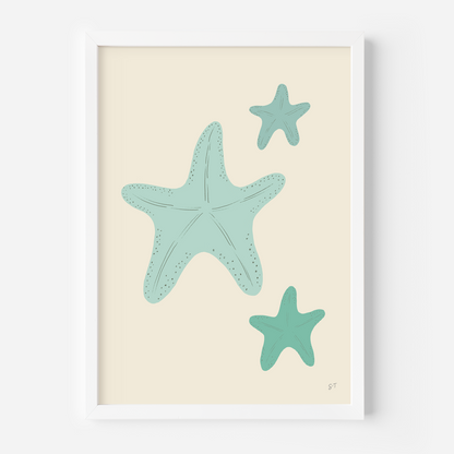 STARFISH IN BLUE