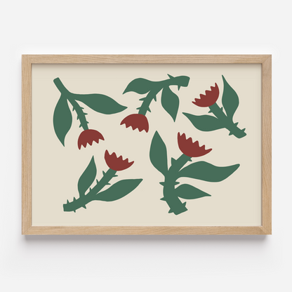 FLOWERS & THORNS 21X30