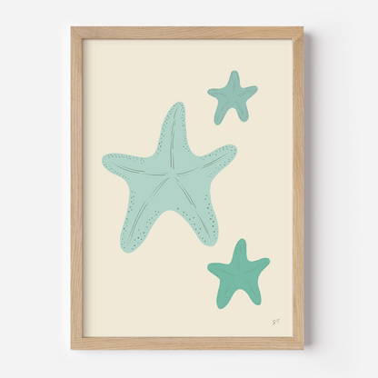 STARFISH IN BLUE